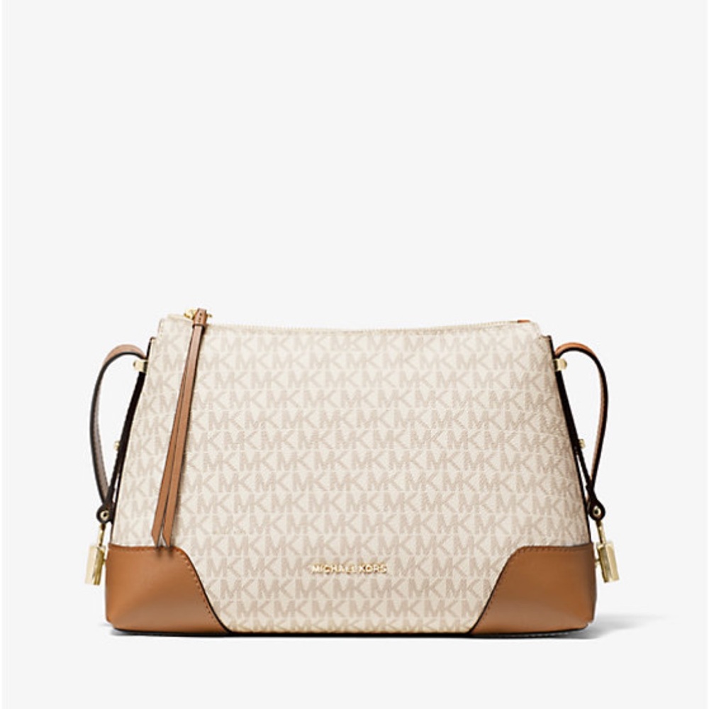 Michael Kors Signature Crosby Medium Logo Messenger Bag